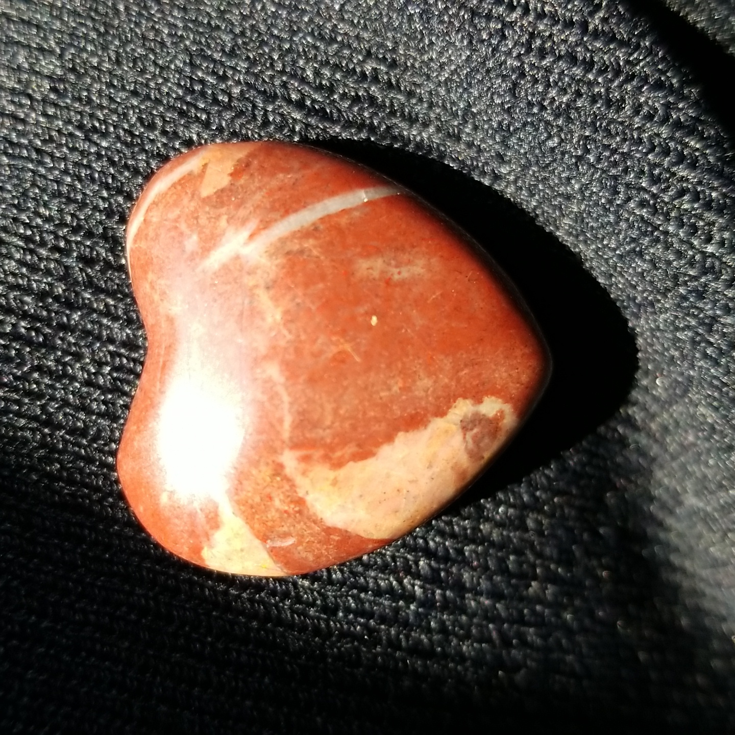 Red Jasper Heart Pendant